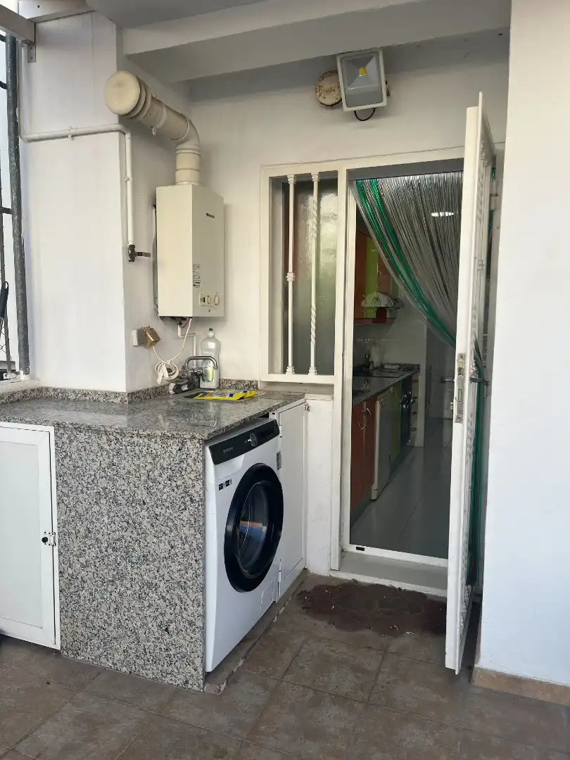 Kitchen of Flat for sale in Valencia  with Air Conditioner, Terrace and Storage room