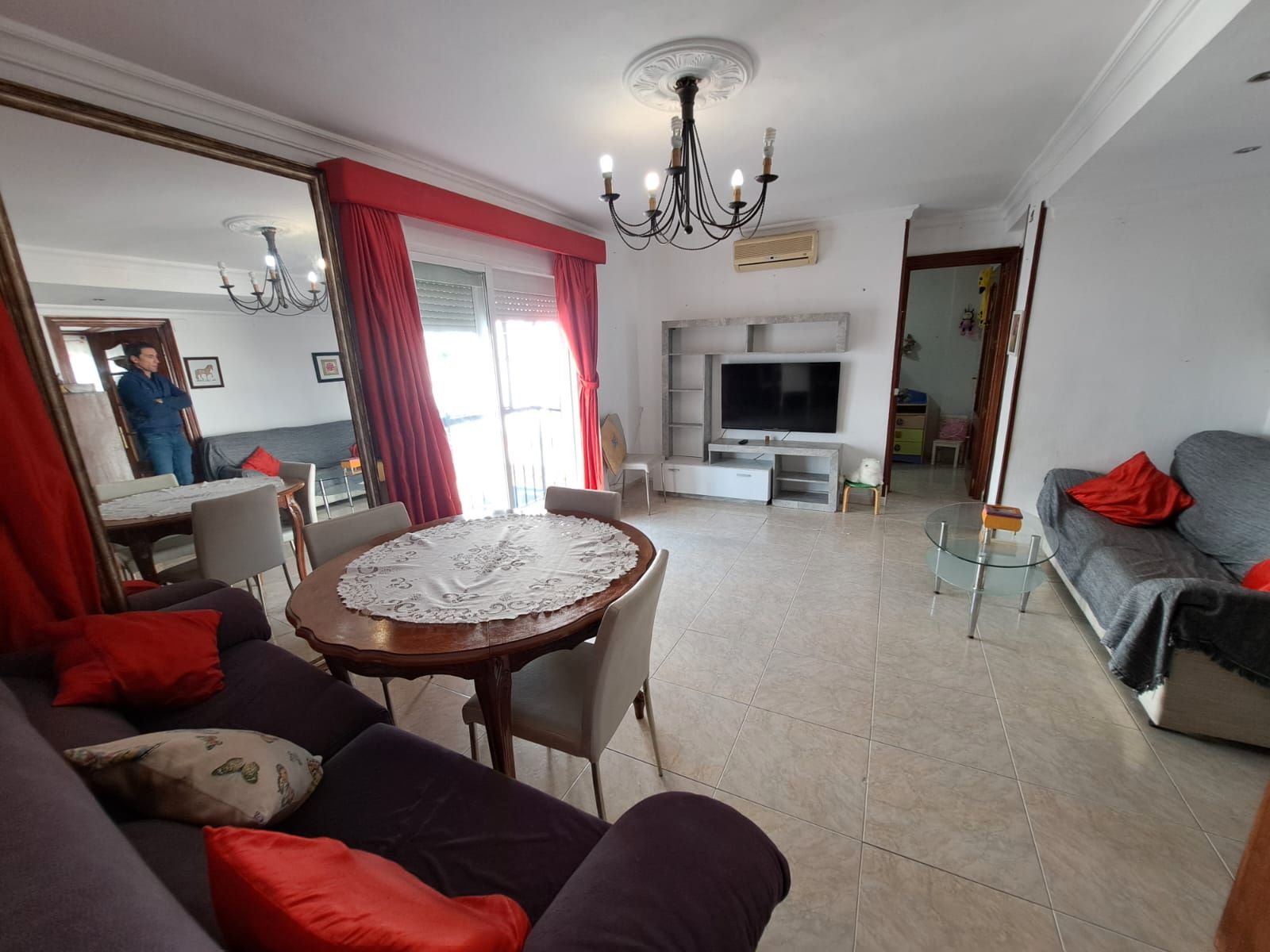 Living room of Flat to rent in Benalmádena  with Terrace and Furnished