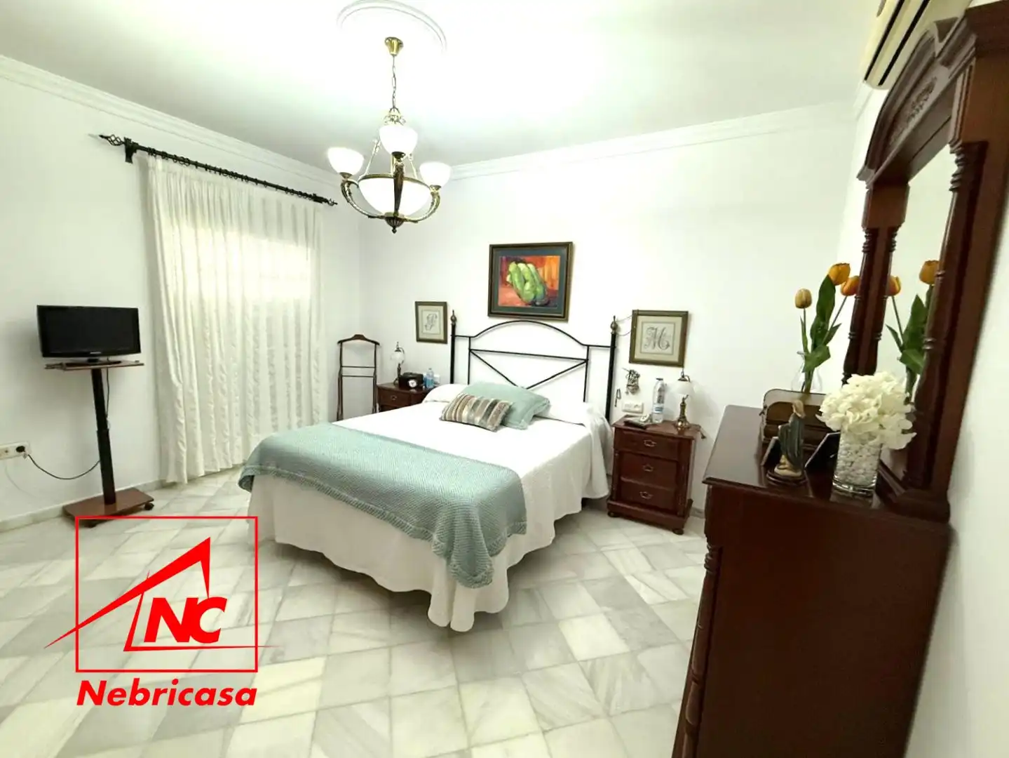 Habitación de Casa o chalet en venta en Lebrija con Aire acondicionado, Jardín privado y Terraza