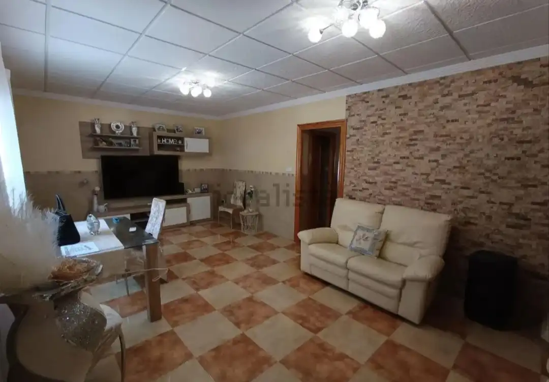 Sala d'estar de Casa o xalet en venda en Cartagena amb Aire condicionat, Jardí privat i Moblat