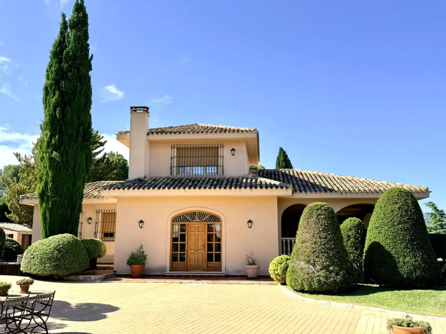 Vista exterior de Casa o chalet en venta en Cocentaina con Calefacción, Jardín privado y Terraza