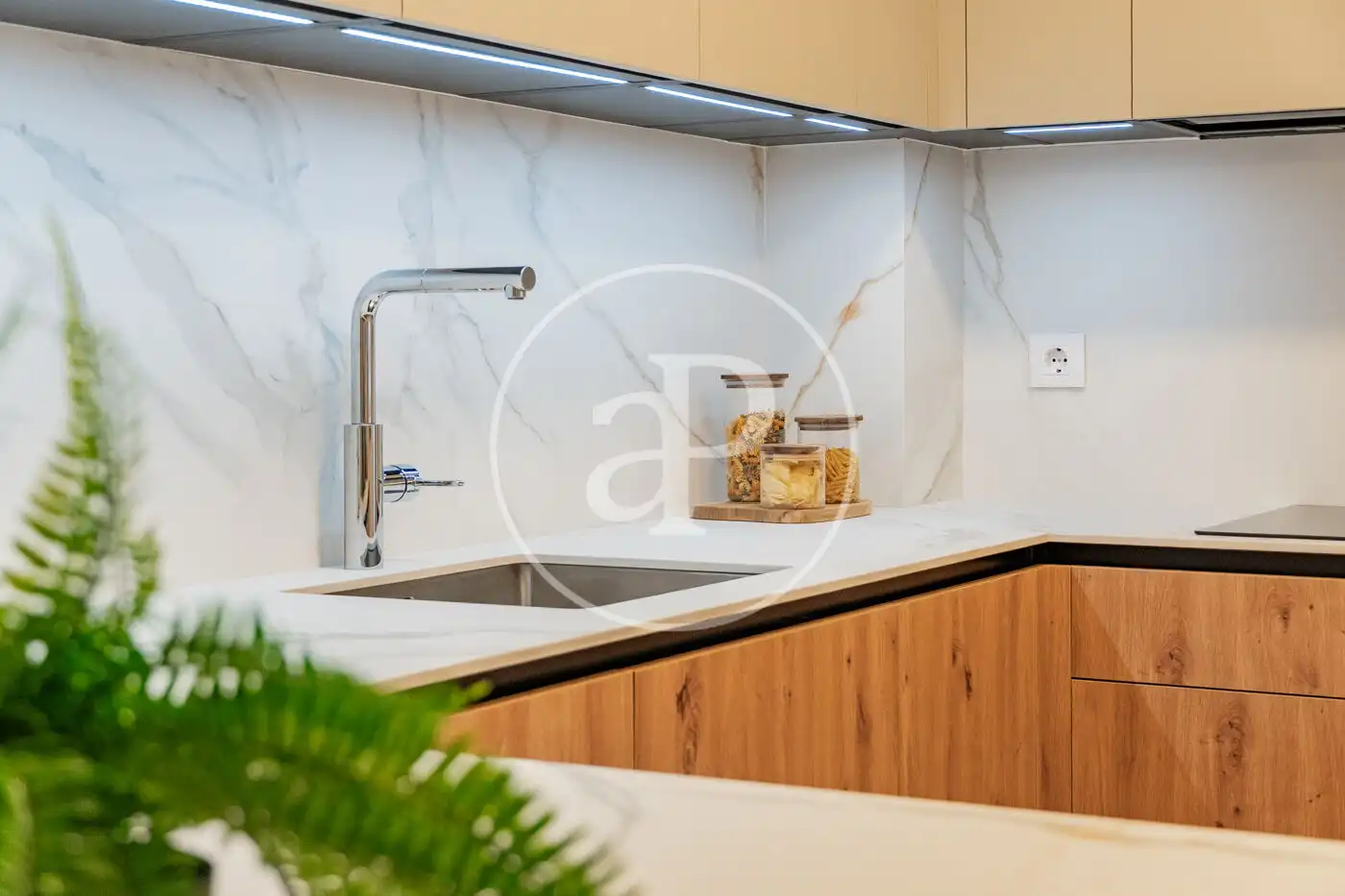 Kitchen of Flat for sale in Madrid  with Air Conditioner, Heating and Terrace