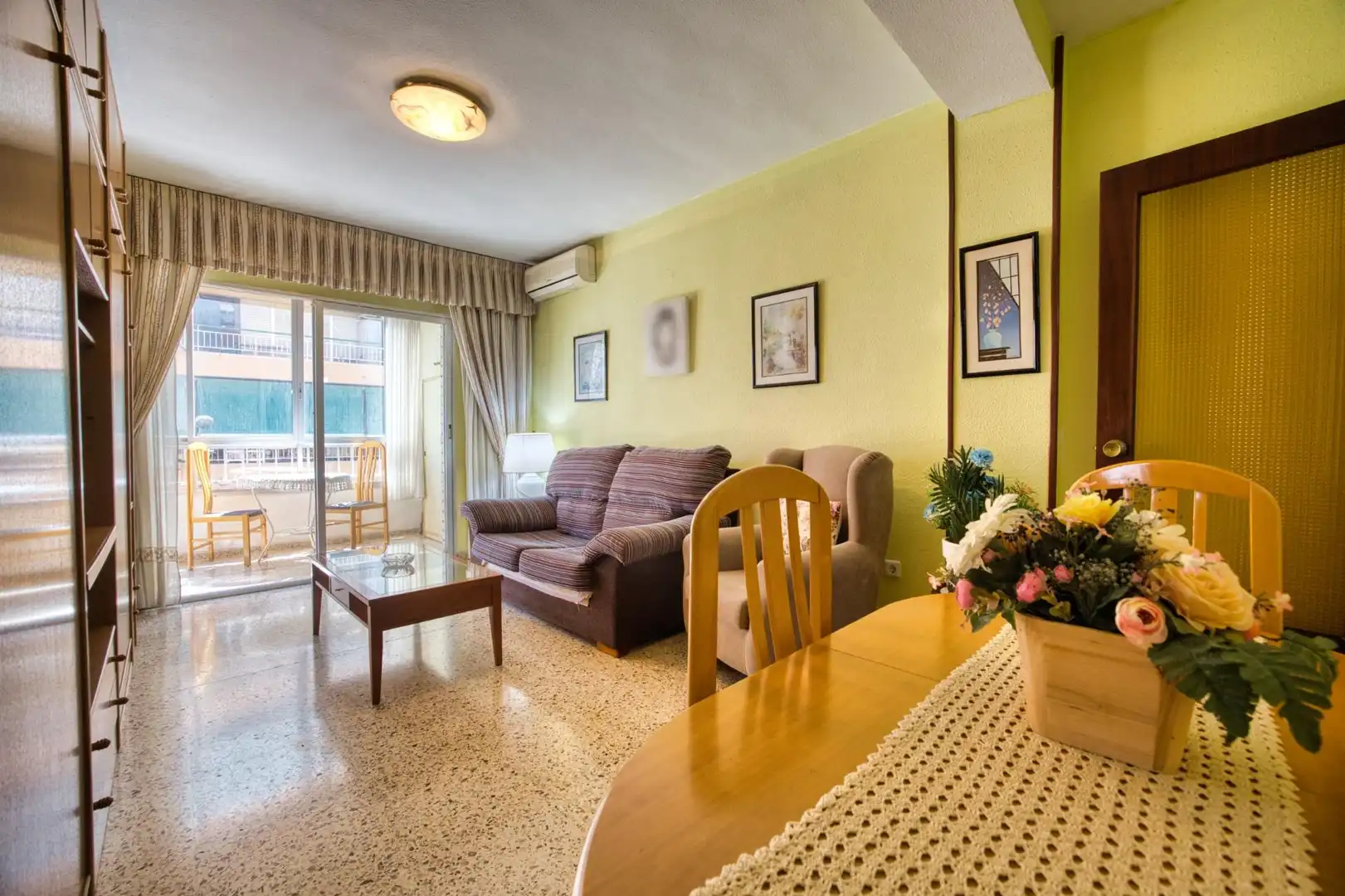 Sala d'estar de Pis en venda en Alicante / Alacant amb Aire condicionat, Calefacció i Terrassa