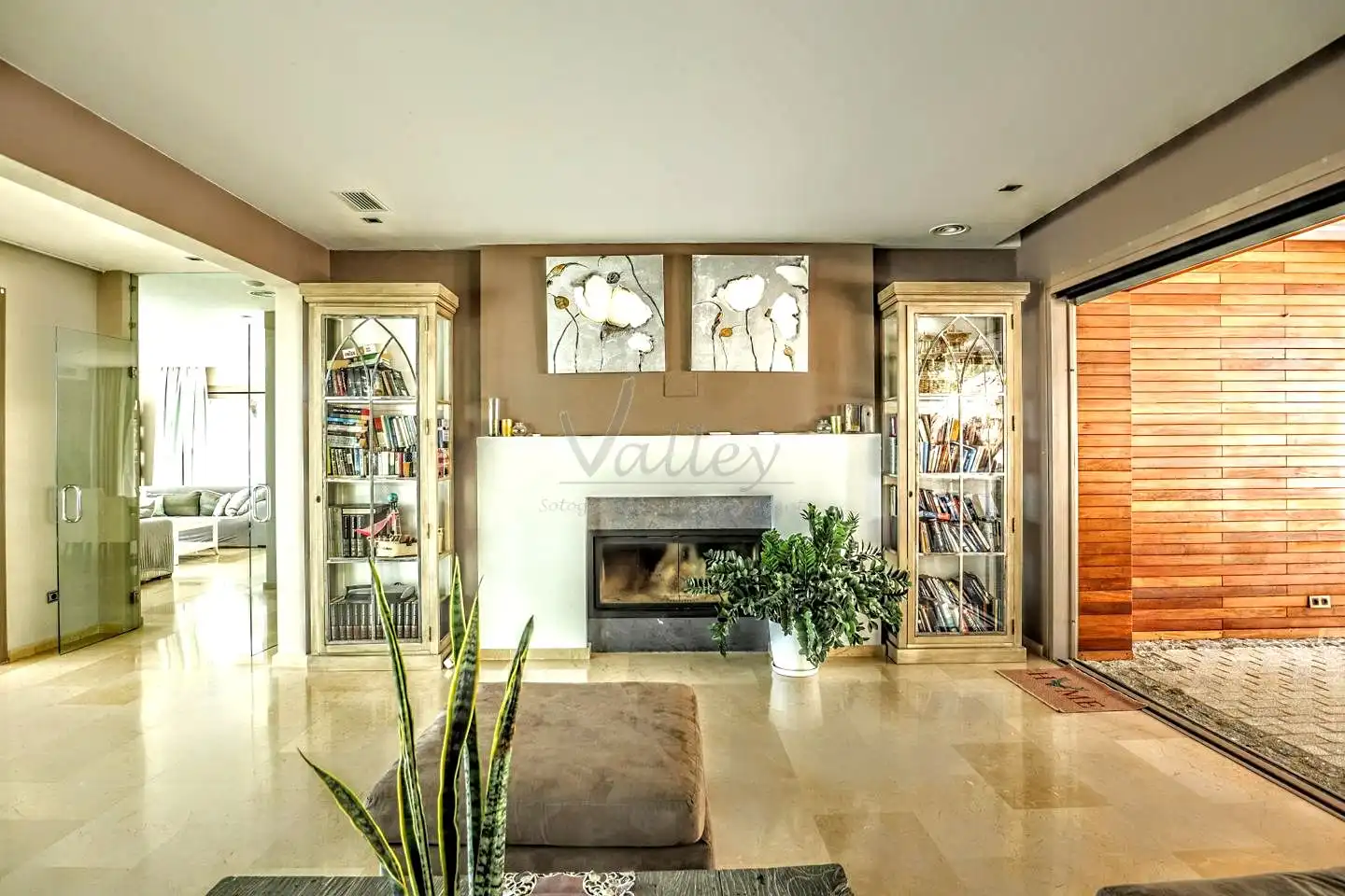 Sala de estar de Casa o chalet de alquiler en Sotogrande con Aire acondicionado, Jardín privado y Terraza