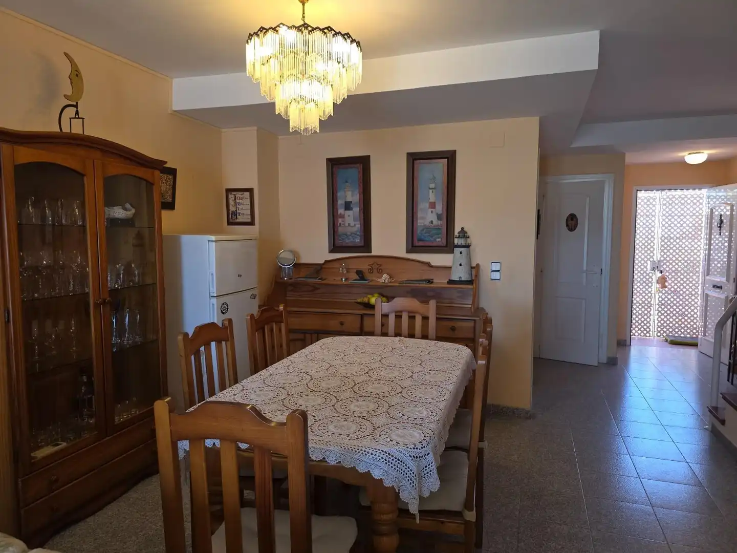 Dining room of Detached homes for sale in Cullera  with Air Conditioner, Heating and Terrace