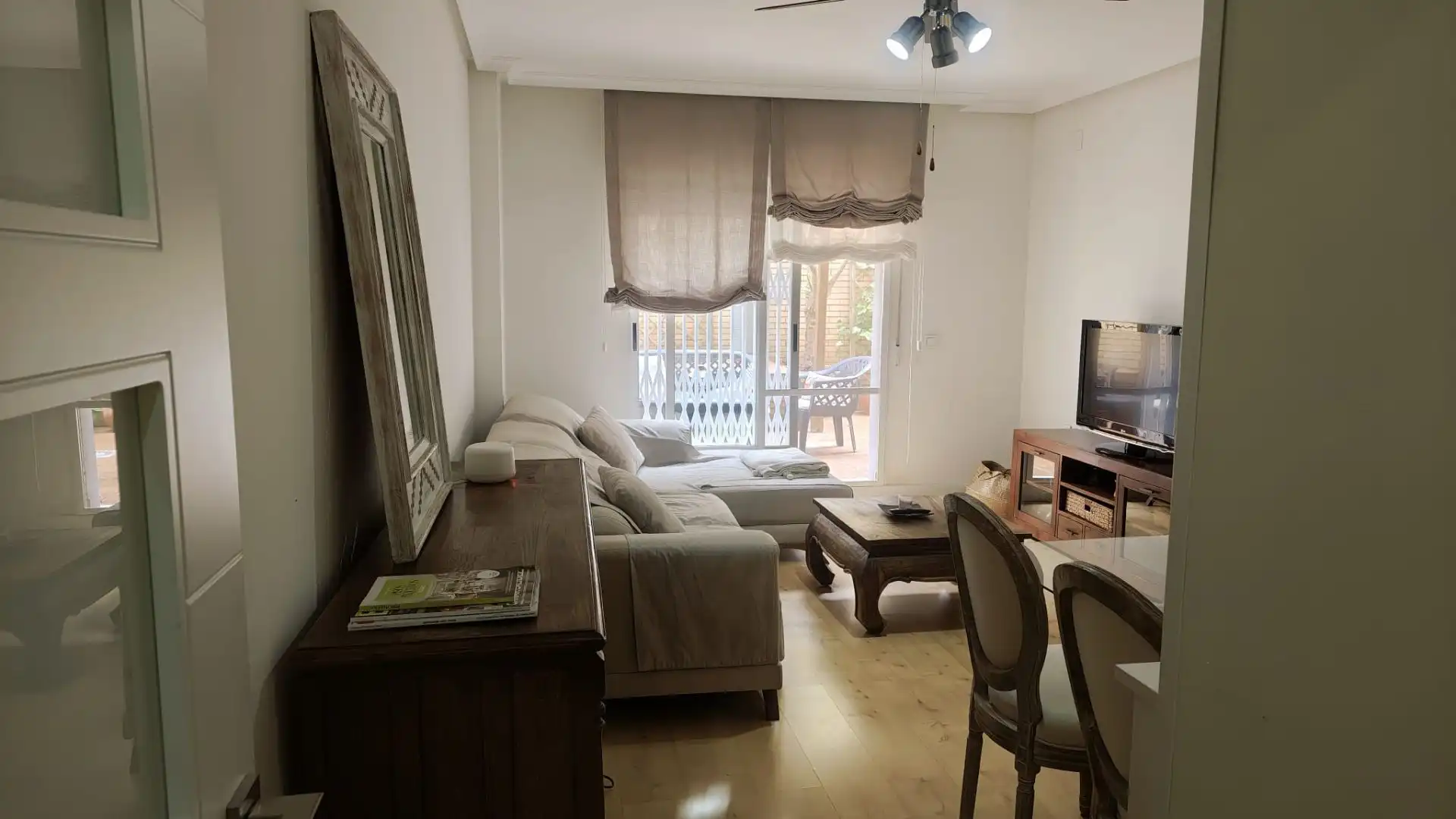 Sala de estar de Piso de alquiler en Puertollano con Aire acondicionado, Calefacción y Amueblado