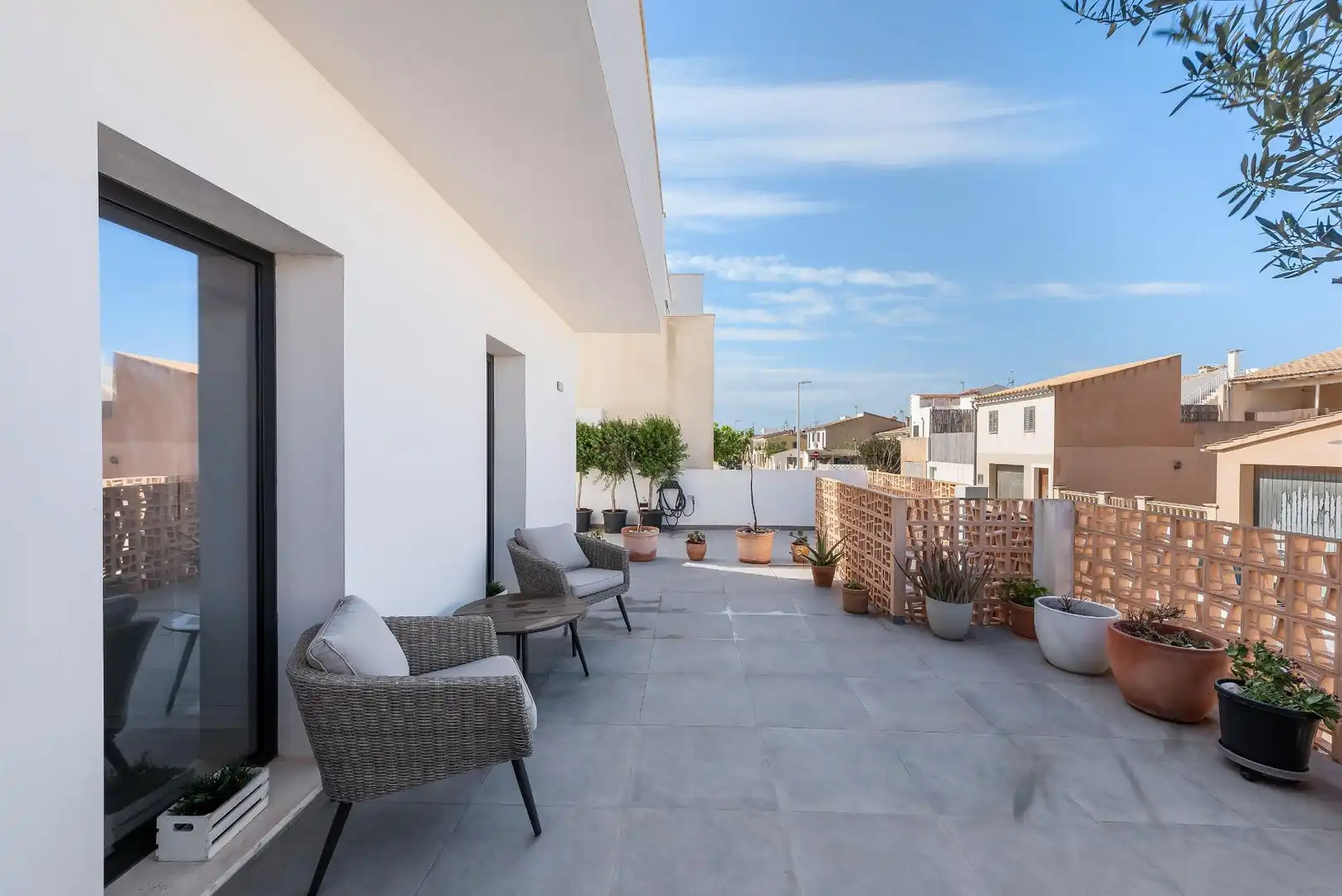 Terrassa de Casa o xalet en venda en Santa Margalida amb Aire condicionat, Jardí privat i Piscina