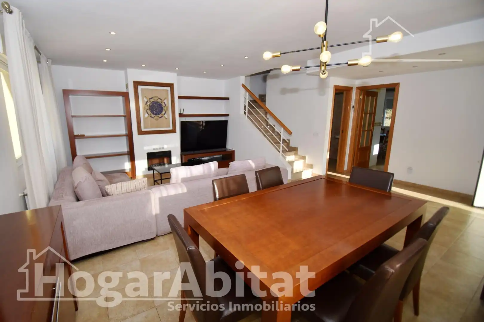 Sala d'estar de Casa o xalet en venda en Borriol amb Calefacció, Jardí privat i Terrassa