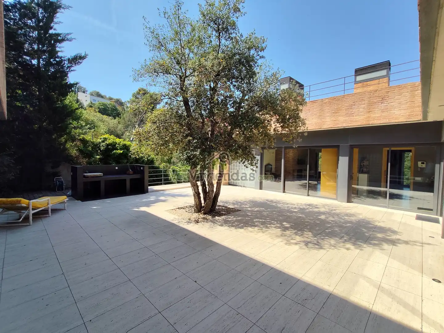 Terrassa de Casa o xalet en venda en Sant Cugat del Vallès amb Aire condicionat, Calefacció i Jardí privat