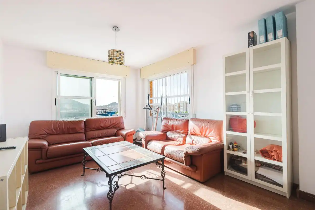 Sala de estar de Piso en venta en Málaga con Aire acondicionado, Calefacción y Piscina