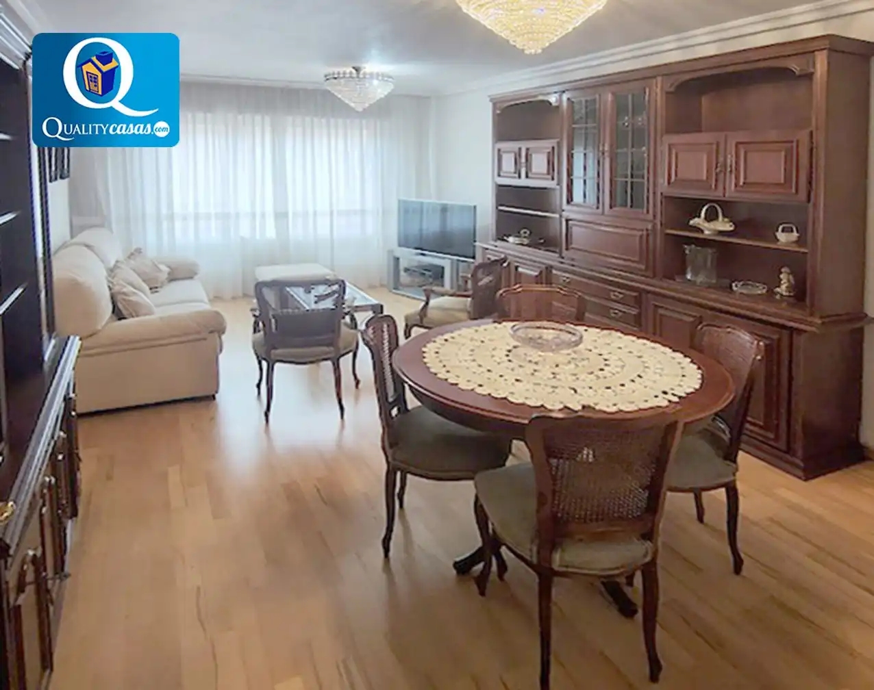 Sala de estar de Piso de alquiler en Alicante / Alacant con Aire acondicionado, Calefacción y Terraza