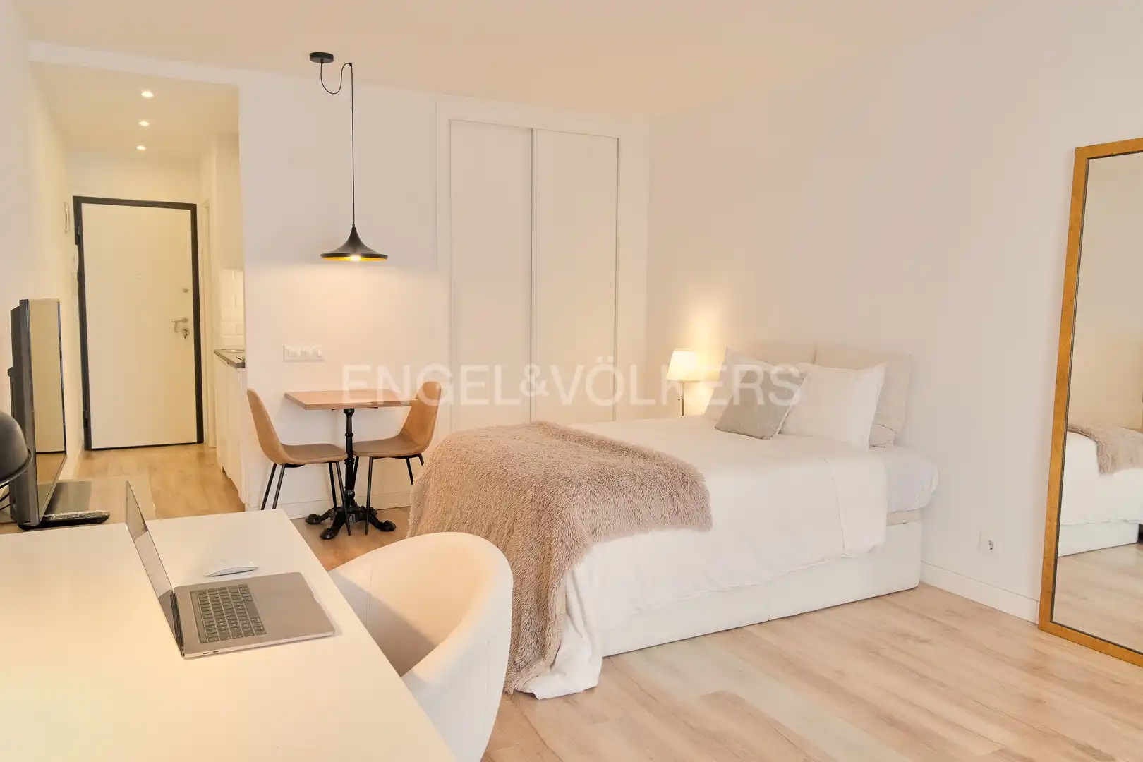 Bedroom of Study for rent in  Madrid Capital  with Air Conditioner, Heating and Furnished