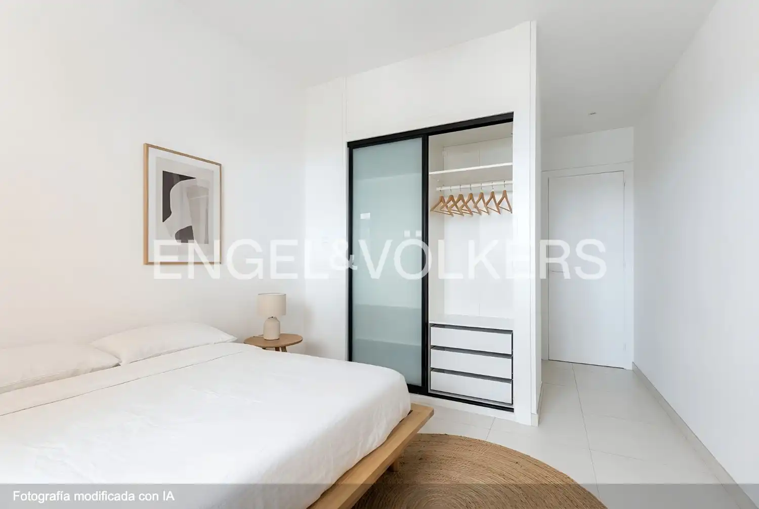 Schlafzimmer von Wohnung zum Verkauf in Sitges mit Heizung, Privatgarten und Terrasse