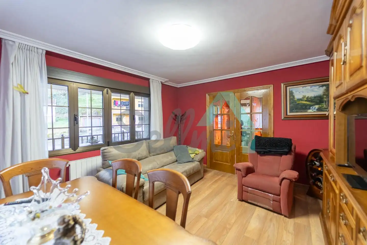 Living room of Houses for sale in Morcín  with Heating, Private garden and Terrace
