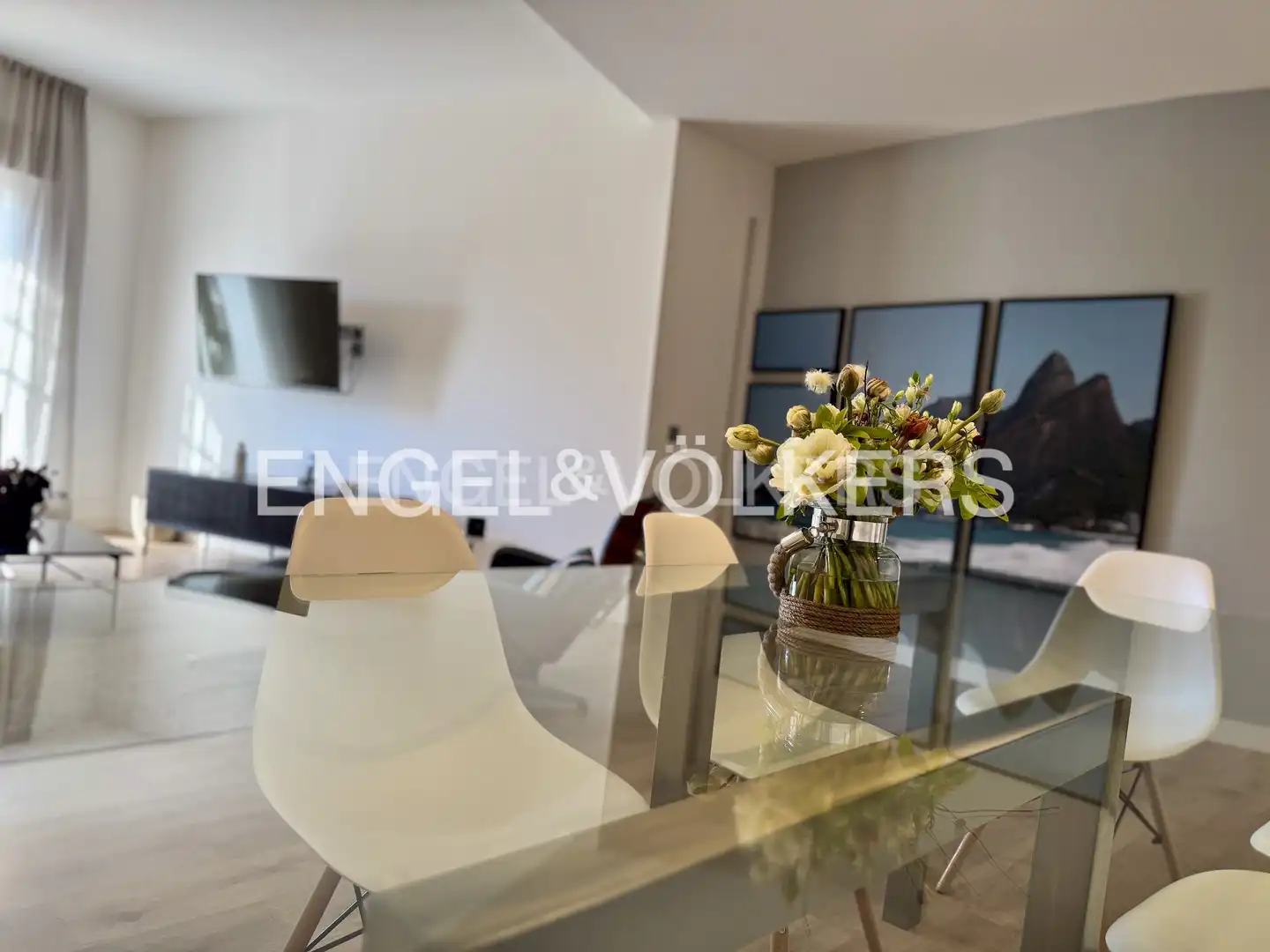 Comedor de Piso de alquiler en Madrid con Aire acondicionado, Calefacción y Amueblado