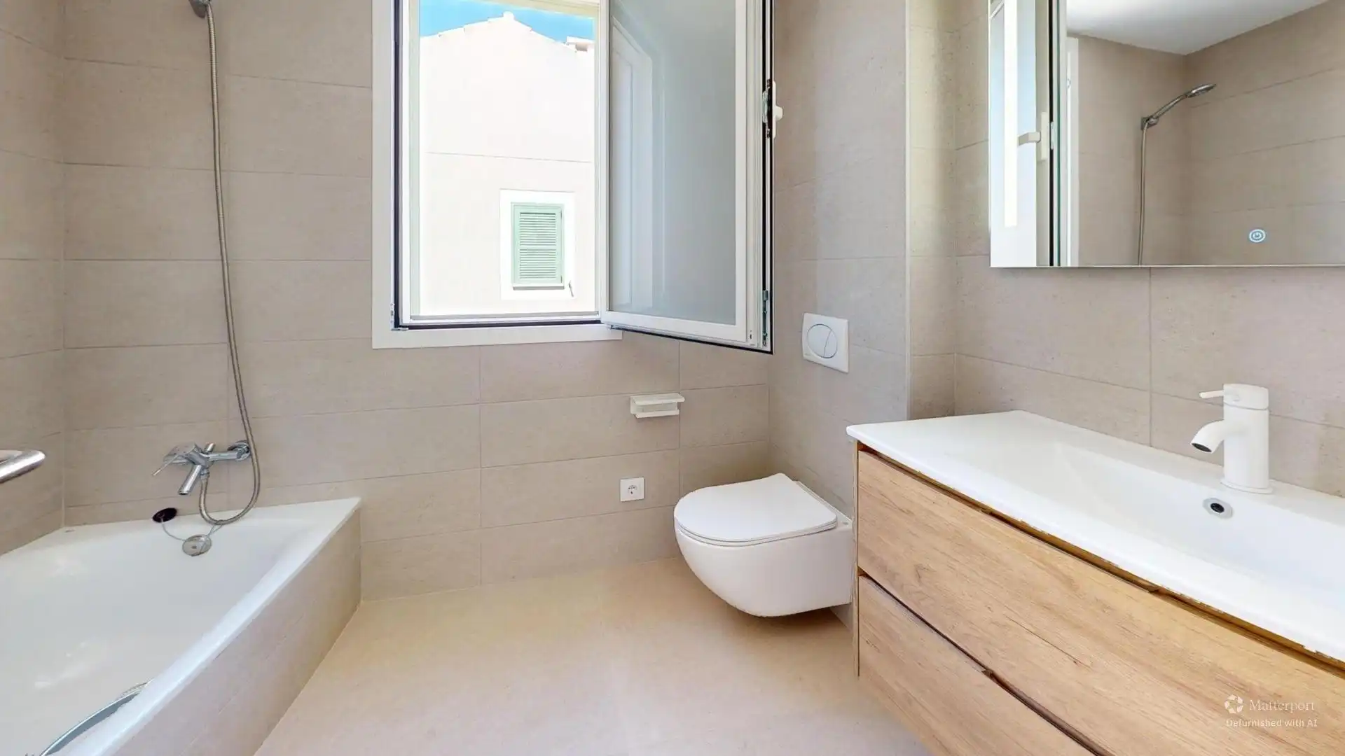 Baño de Casa adosada en venta en Marratxí con Aire acondicionado, Jardín privado y Terraza