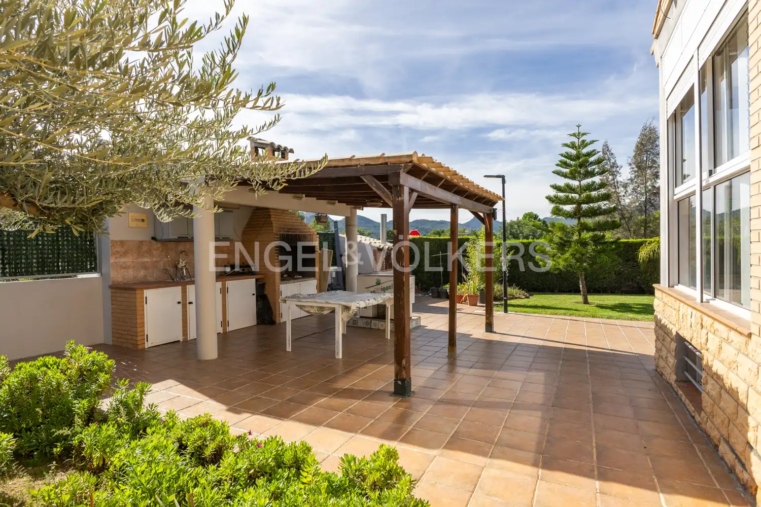 Terraza de Casa o chalet en venta en Albalat dels Tarongers con Aire acondicionado, Calefacción y Jardín privado
