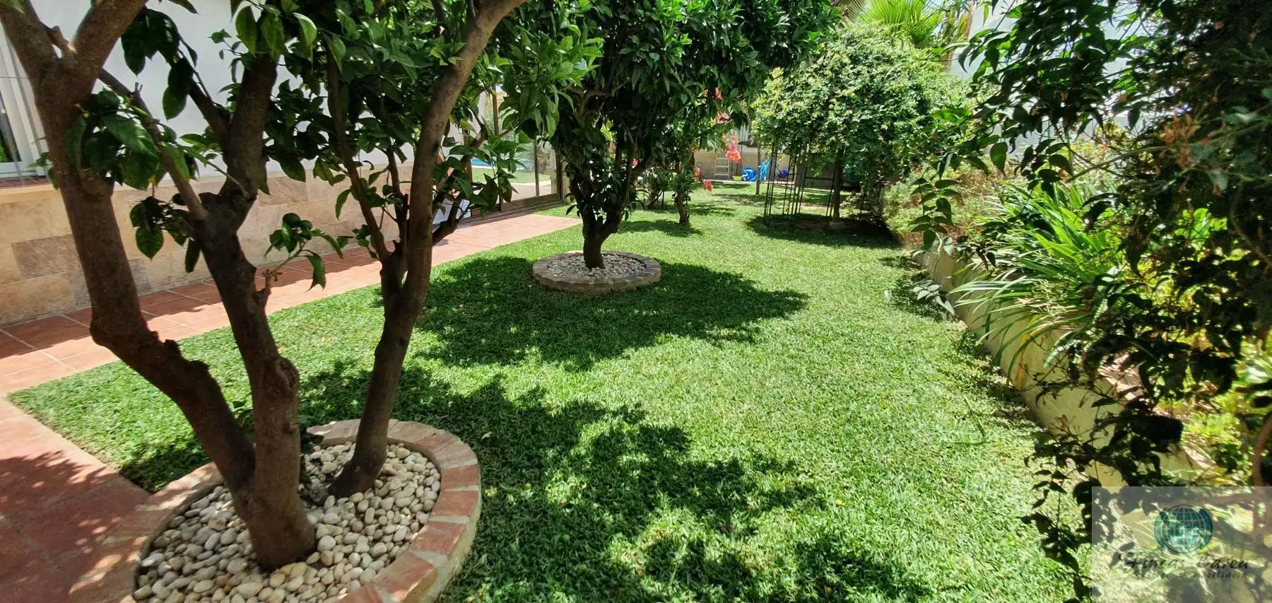 Jardí de Casa o xalet de lloguer en Mijas amb Terrassa i Piscina