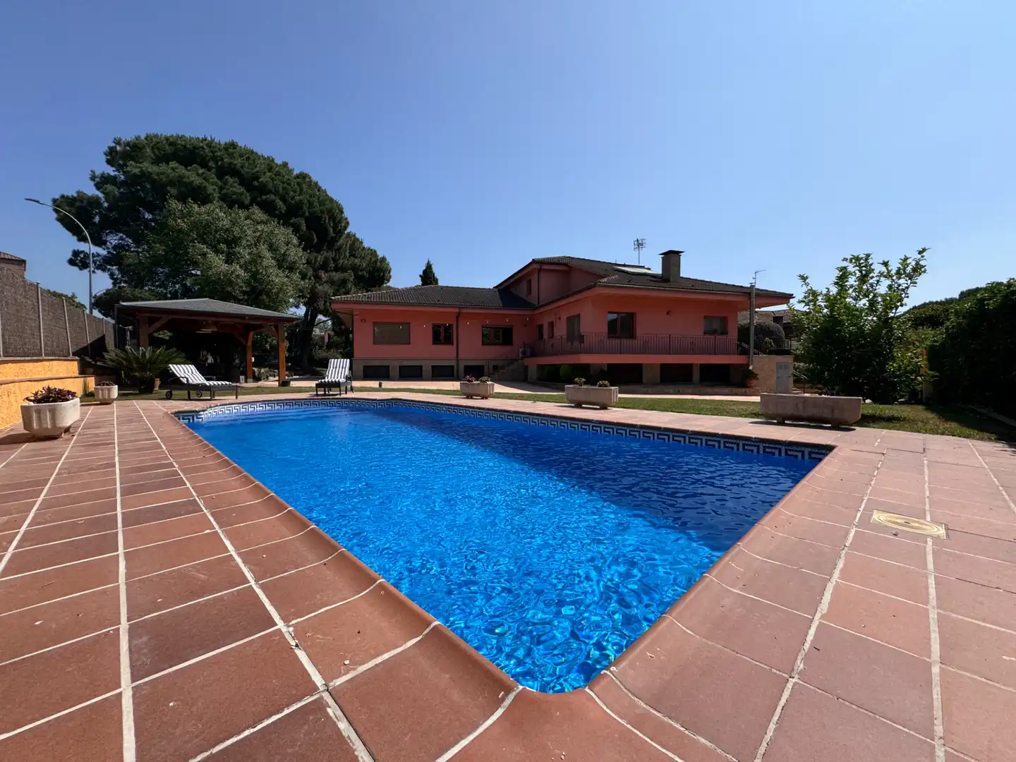 Piscina de Casa o xalet en venda en Cardedeu amb Aire condicionat, Calefacció i Jardí privat