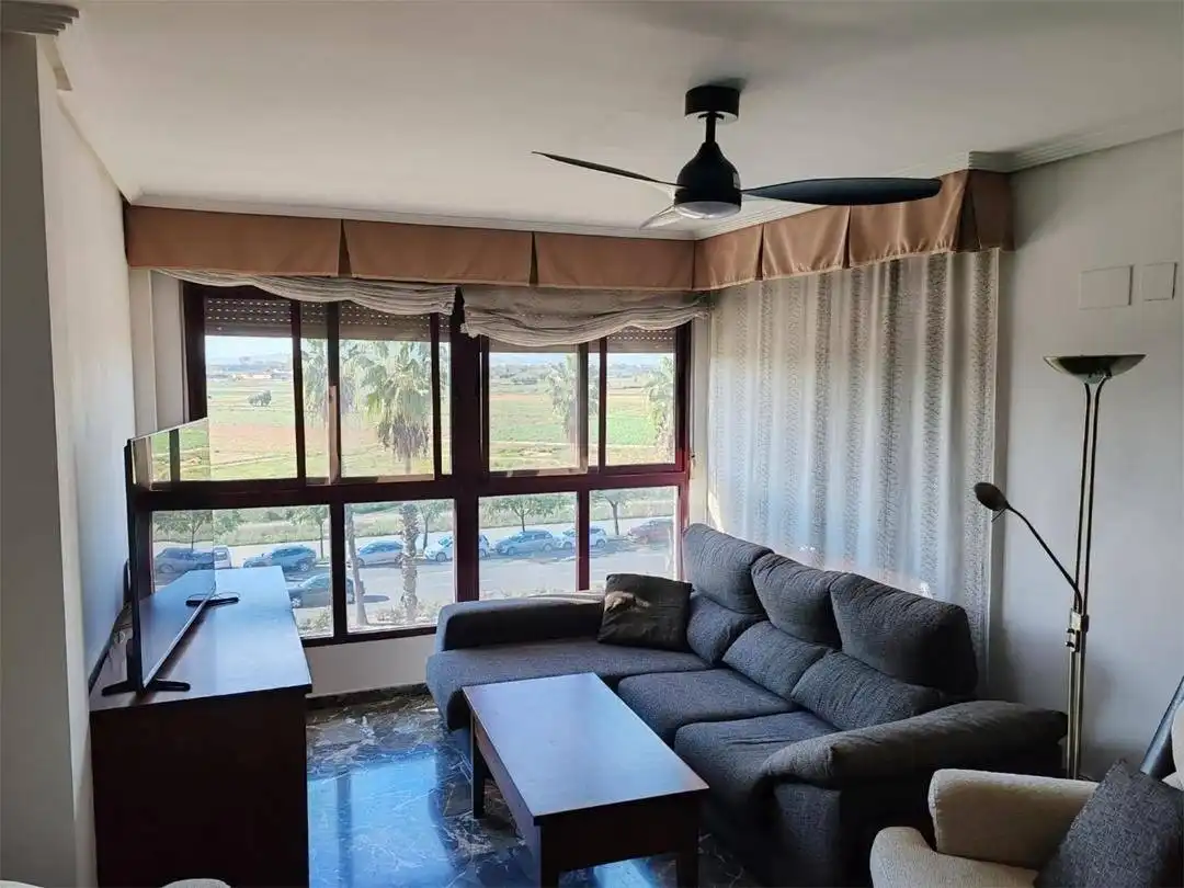 Sala d'estar de Pis en venda en Valencia amb Aire condicionat, Calefacció i Jardí privat