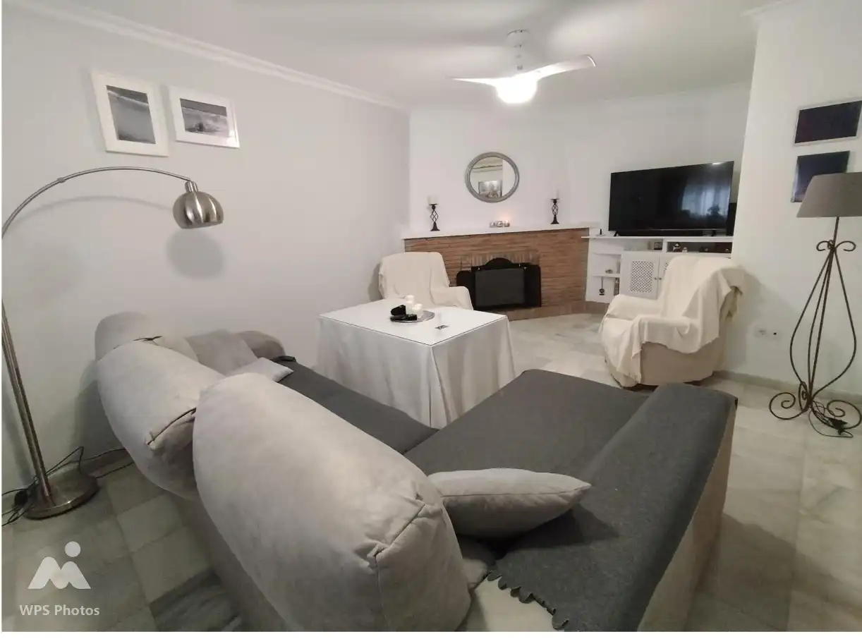 Sala de estar de Casa o chalet en venta en Málaga con Aire acondicionado y Trastero