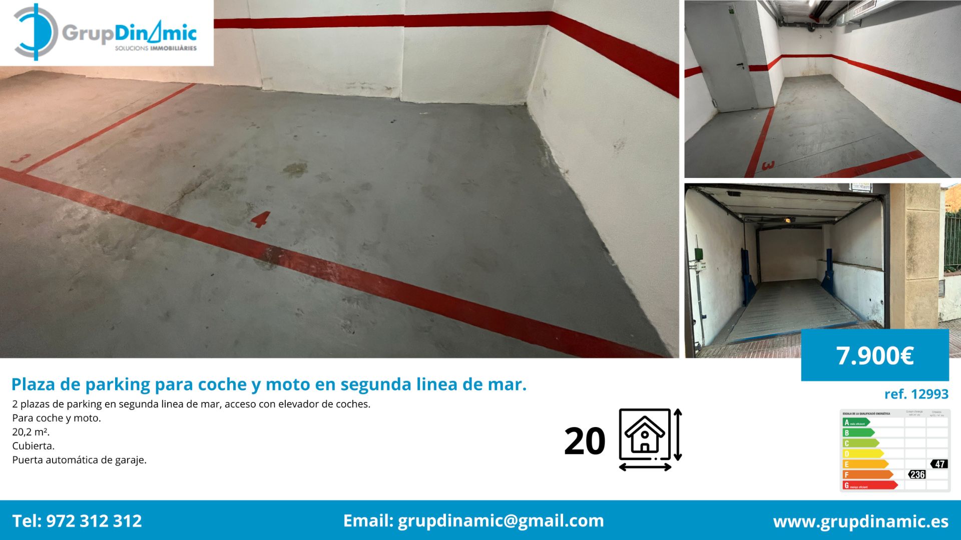 Aparcament de Garatge en venda en Calonge i Sant Antoni