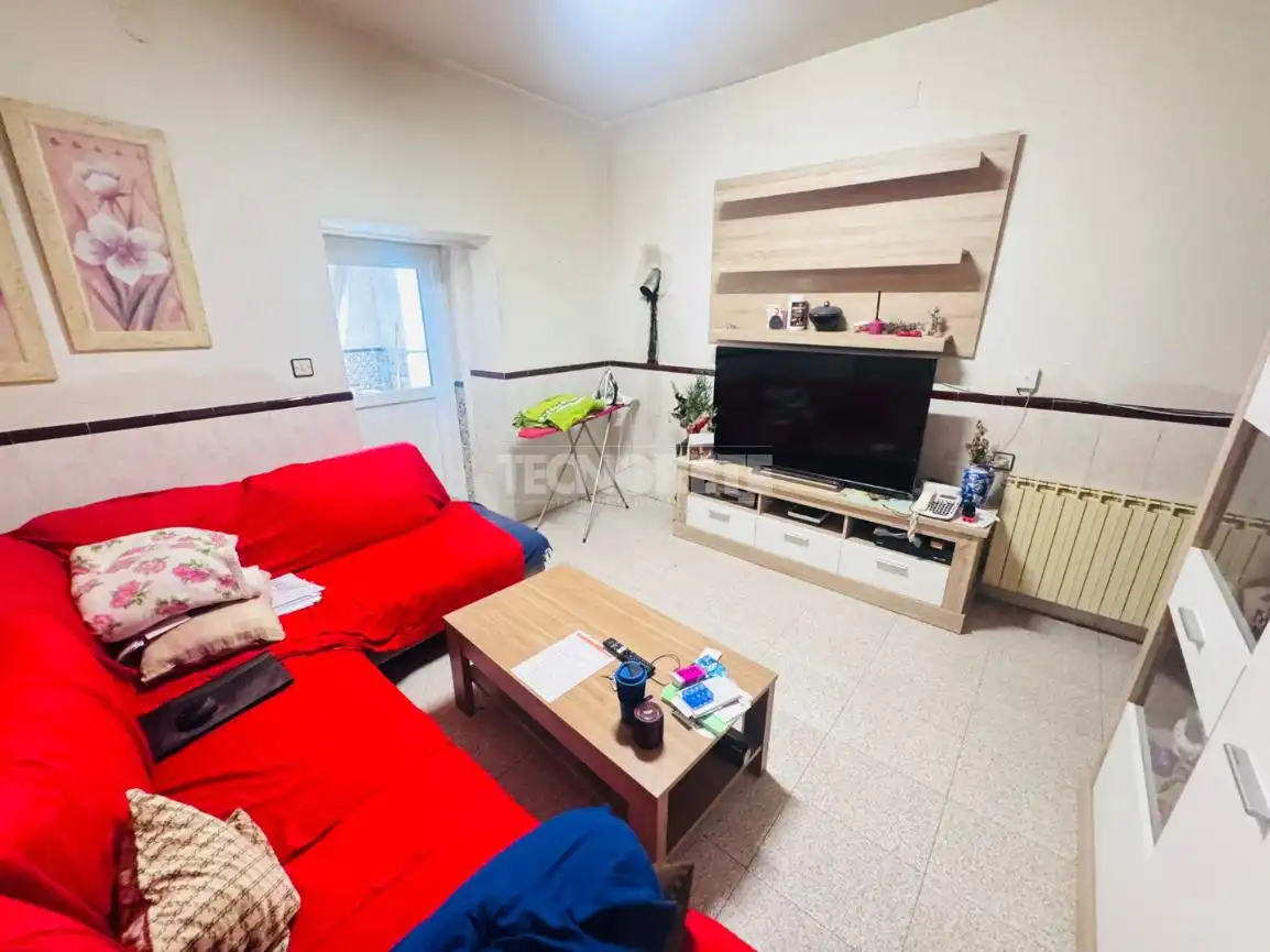 Sala d'estar de Casa adosada en venda en Gálvez amb Calefacció i Terrassa