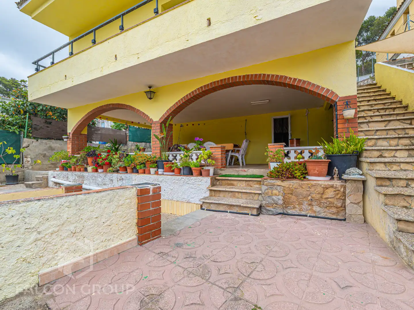 Terraza de Casa o chalet en venta en Canyelles con Jardín privado, Terraza y Piscina