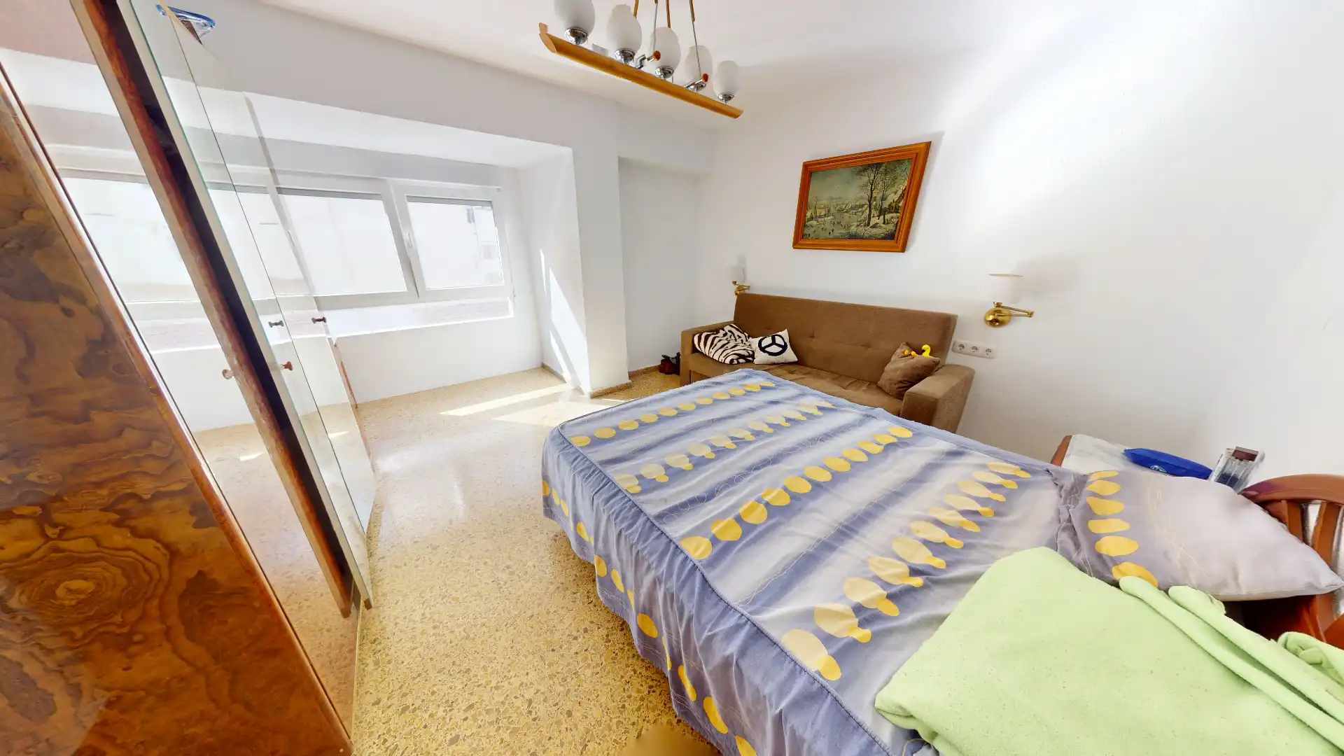 Schlafzimmer von Wohnung zum Verkauf in Alcoy / Alcoi mit Ofen, Balkon und Internet