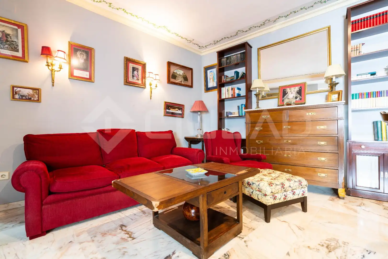Sala de estar de Piso en venta en Sevilla