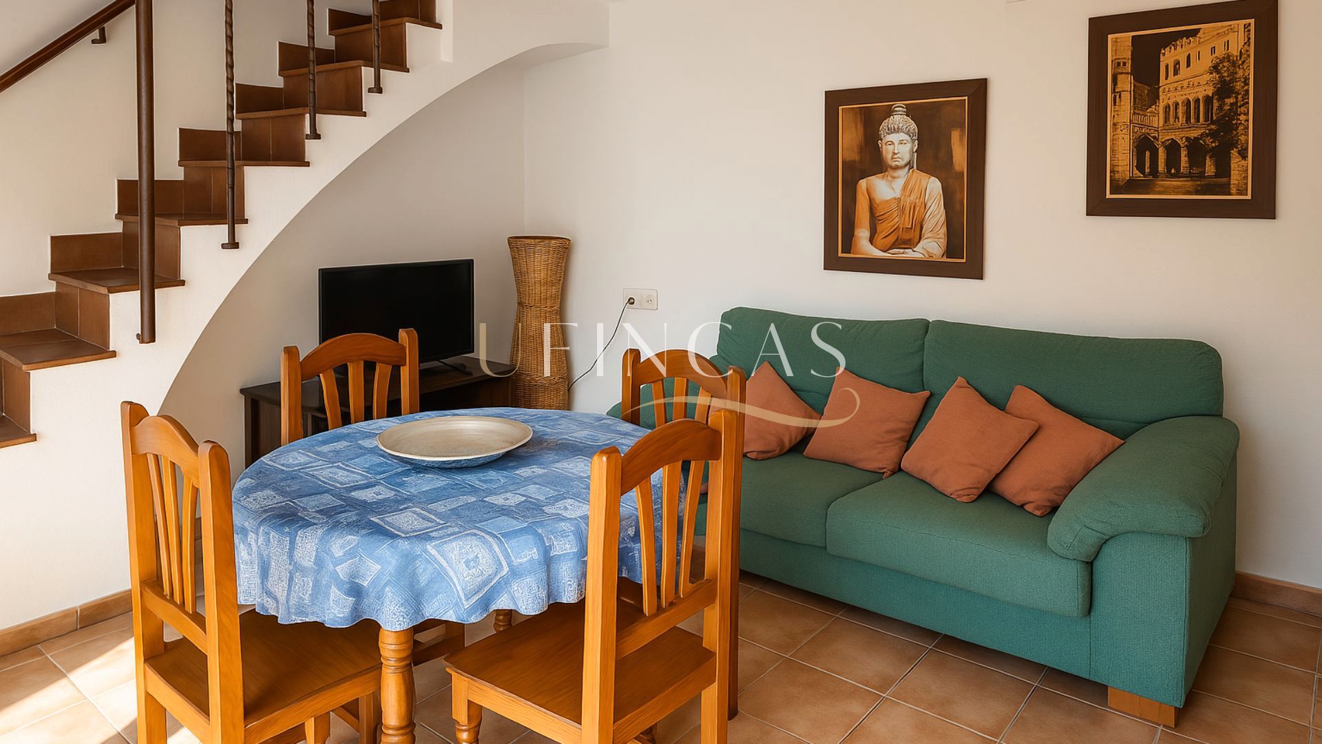 Living room of Country house for sale in Puebla de Alcocer  with Heating, Terrace and Furnished