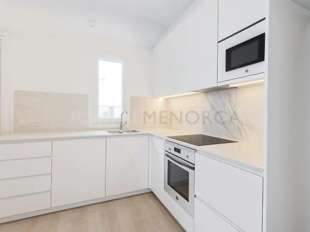 Cuina de Casa o xalet en venda en Alaior amb Aire condicionat, Terrassa i Piscina