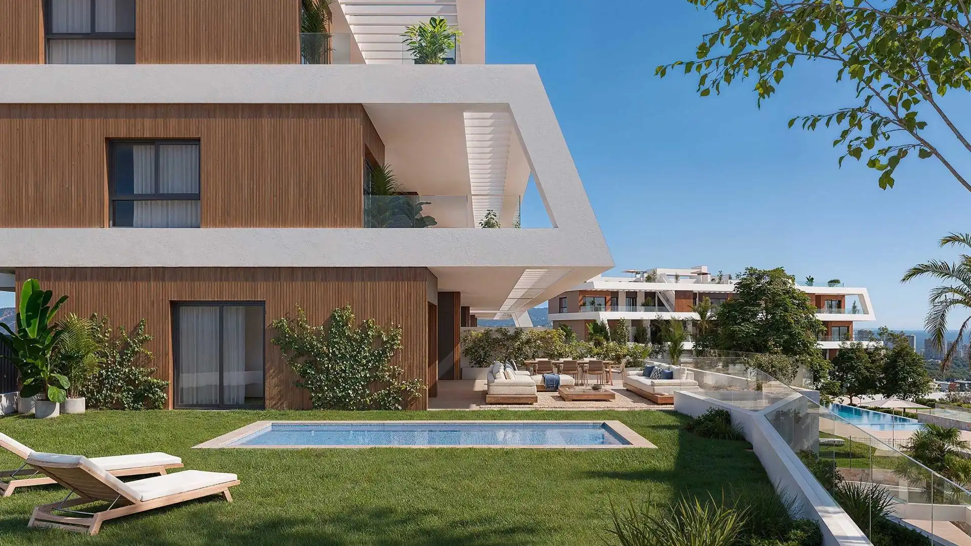 Vista exterior de Apartament en venda en Finestrat amb Aire condicionat, Calefacció i Terrassa