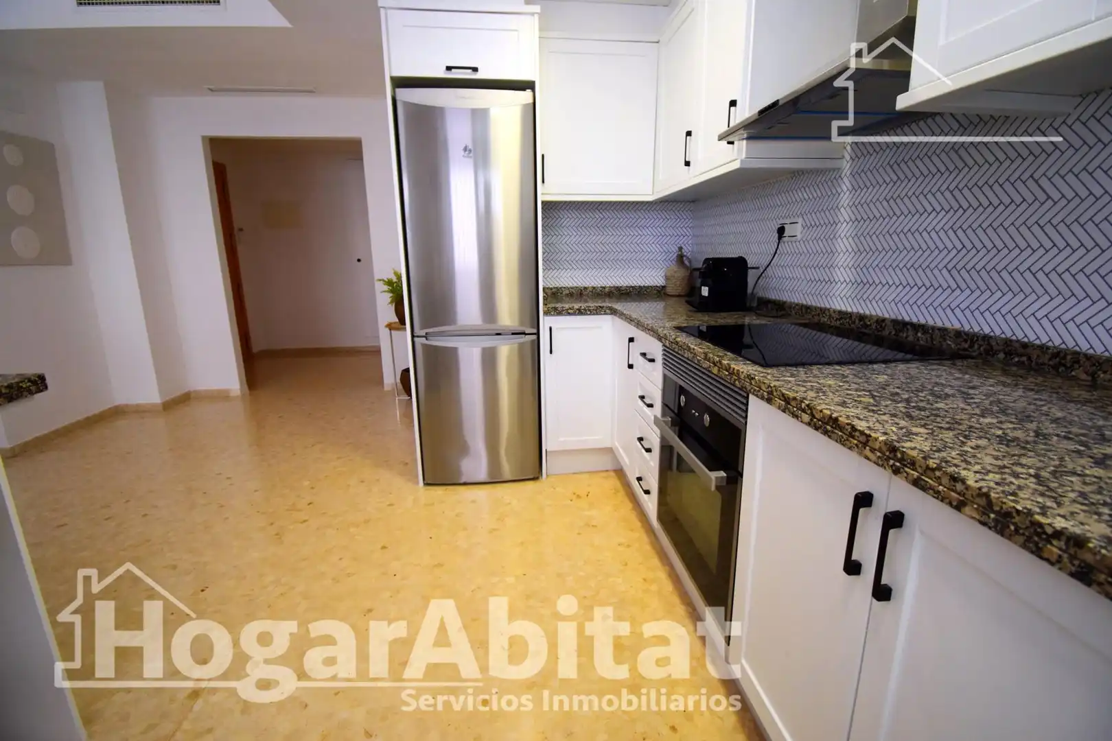 Kitchen of Flat for sale in Oliva  with Air Conditioner, Heating and Terrace