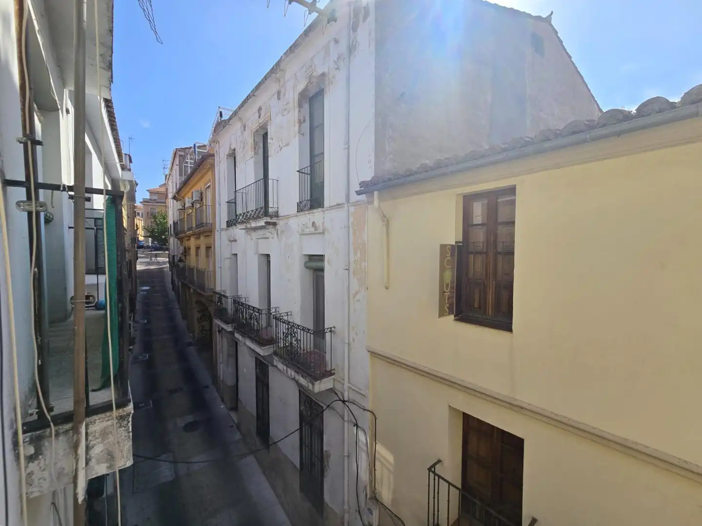Vista exterior de Piso de alquiler en Plasencia con Calefacción, Amueblado y Balcón