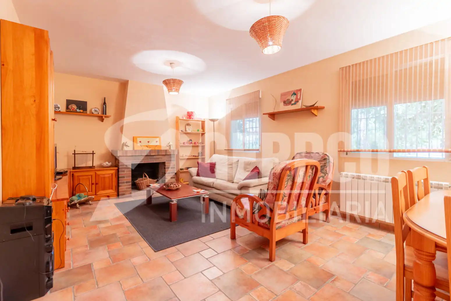 Living room of Houses for sale in Illana  with Heating and Private garden