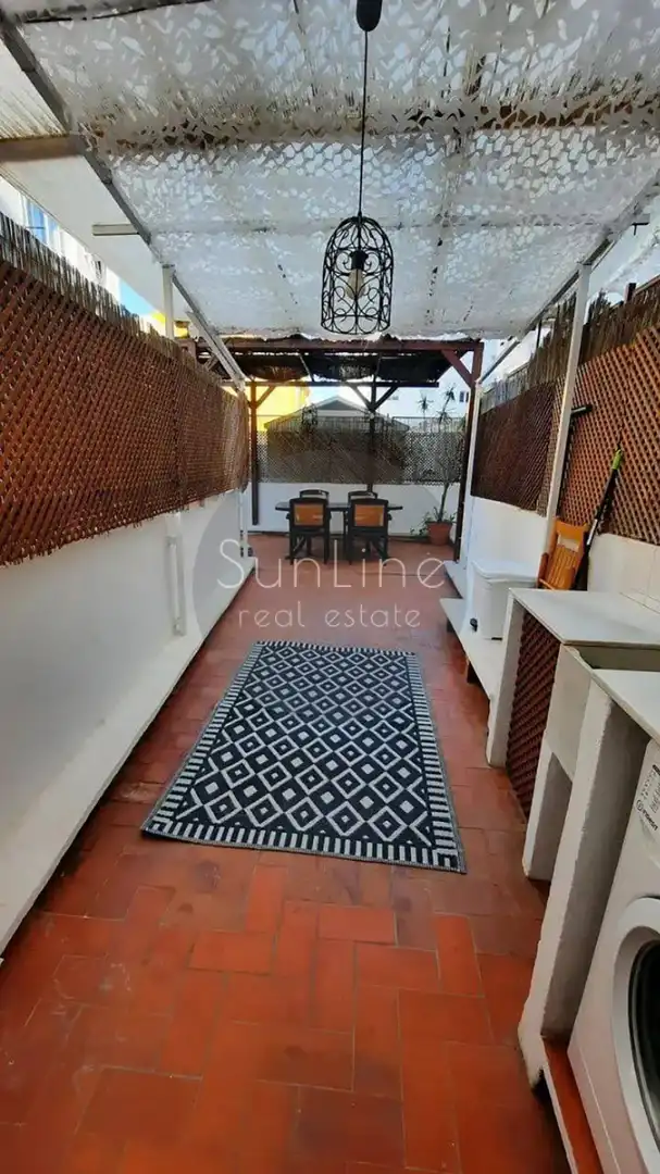Terrasse von Wohnung zur Miete in Valencia mit Klimaanlage, Terrasse und Möbliert