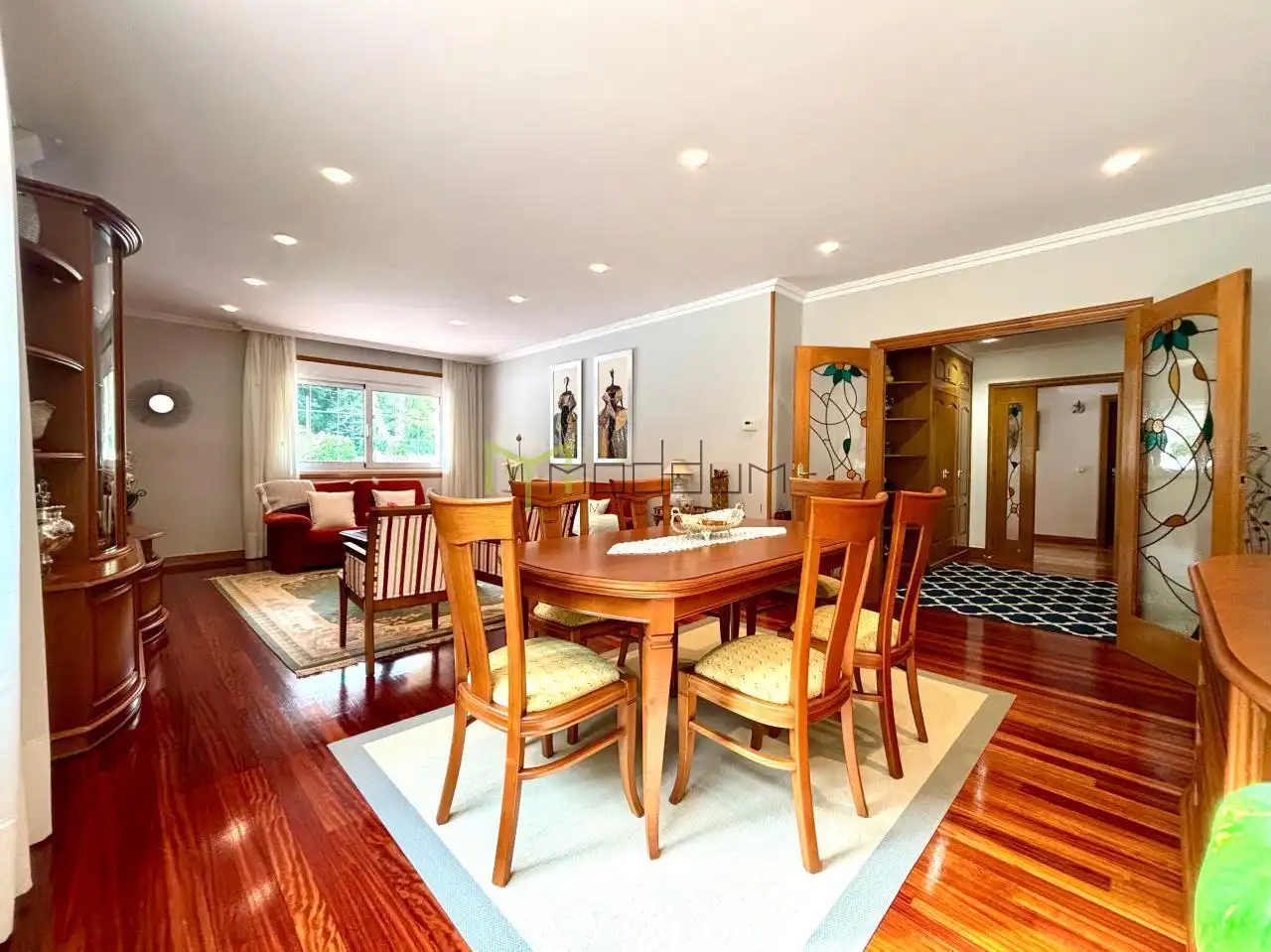 Comedor de Casa o chalet en venta en Ames con Calefacción, Jardín privado y Parquet