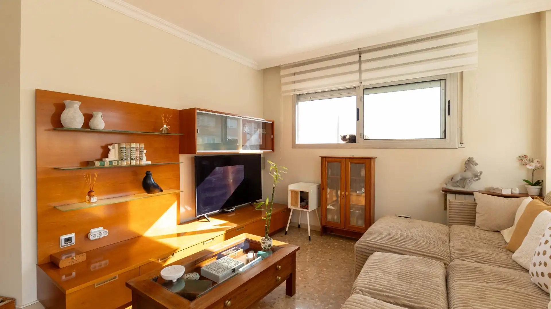 Sala d'estar de Àtic en venda en Sant Adrià de Besòs amb Terrassa