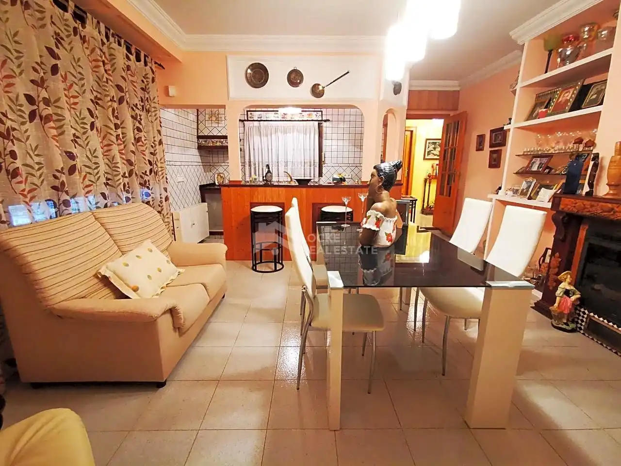Sala de estar de Casa o chalet en venta en La Font d'en Carròs con Jardín privado, Terraza y Trastero
