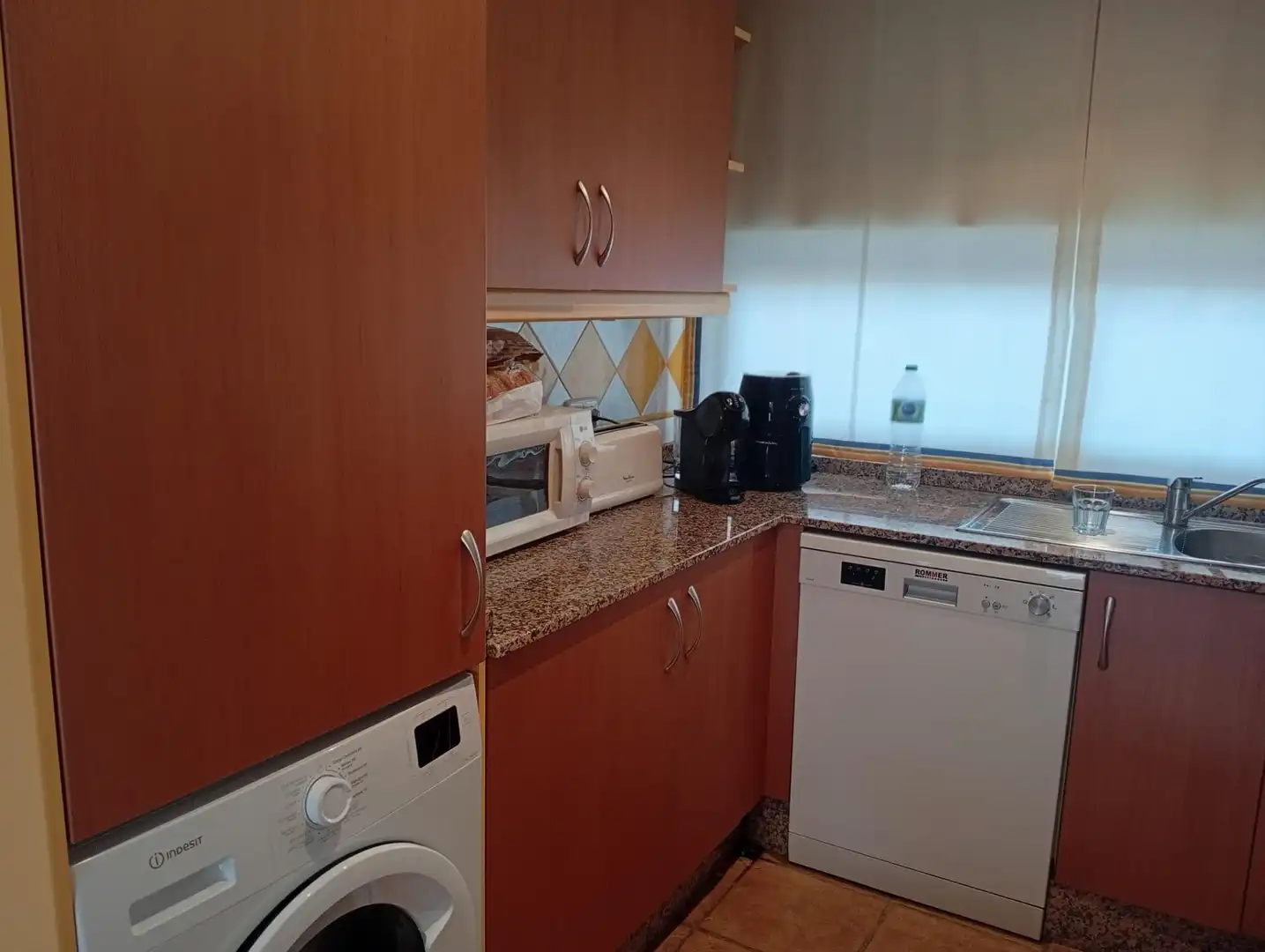 Kitchen of Apartments for sale in Vera  with Air Conditioner, Private garden and Terrace