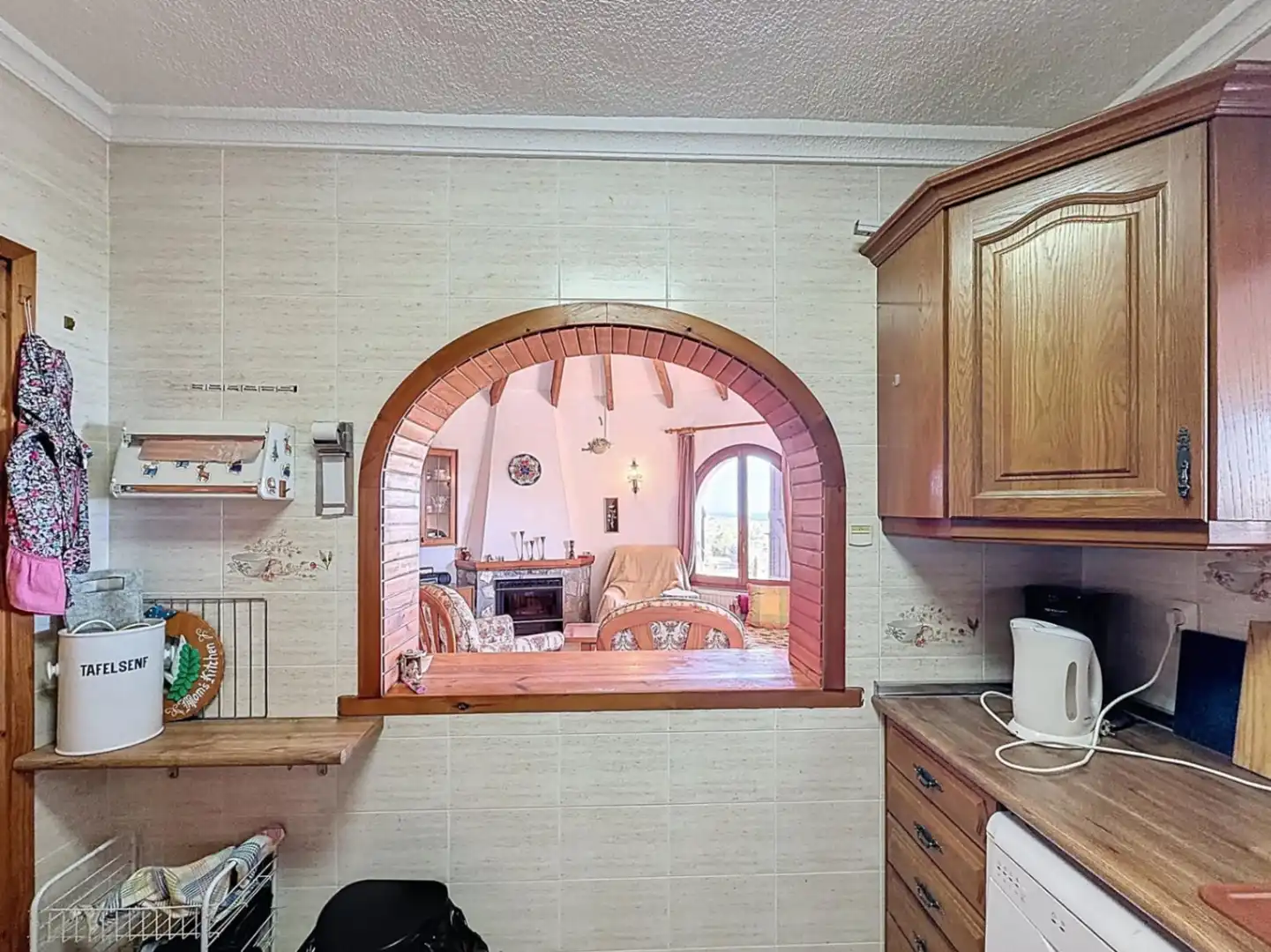Cocina de Casa o chalet en venta en Benitachell / El Poble Nou de Benitatxell con Aire acondicionado, Calefacción y Jardín privado
