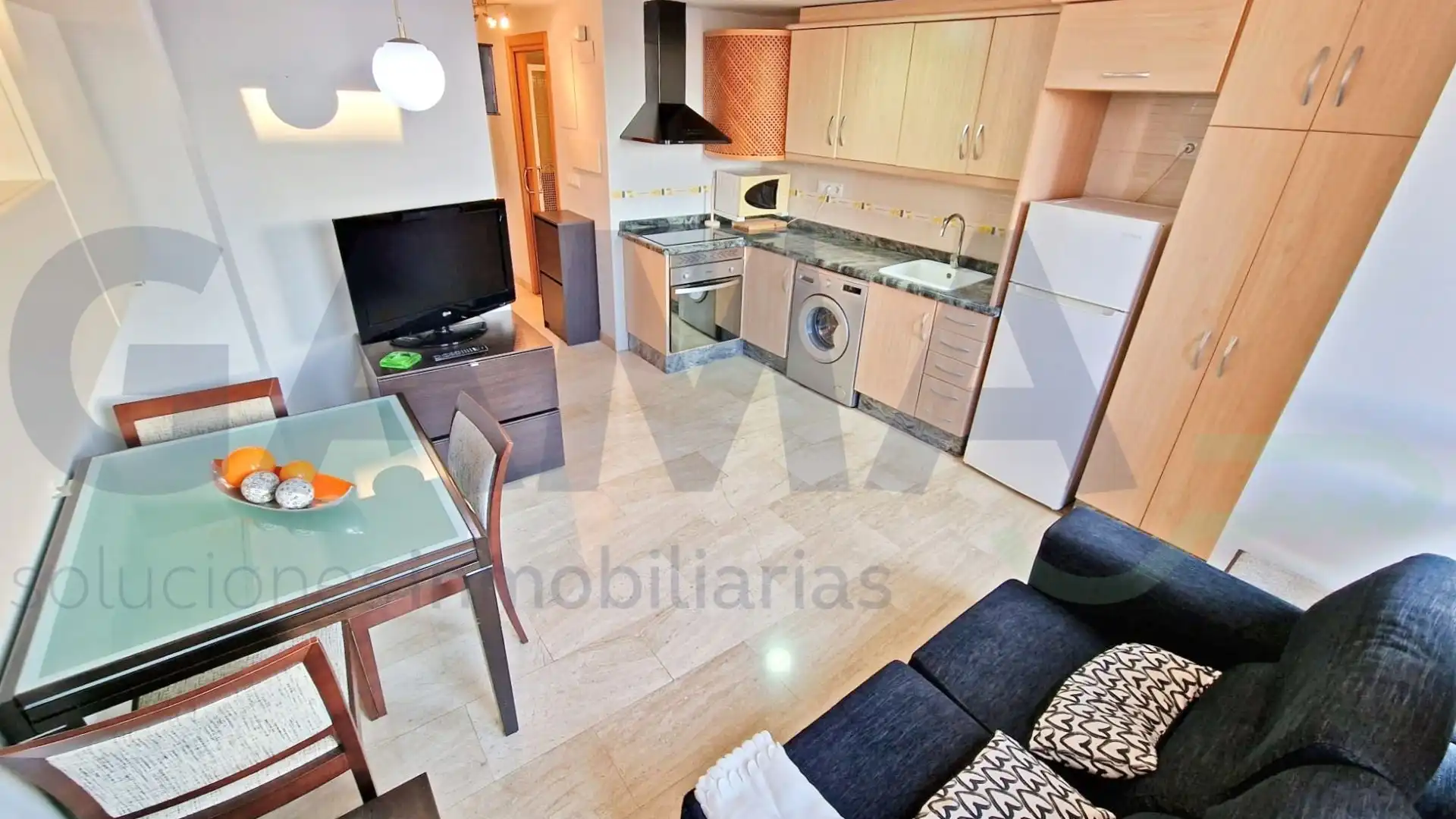 Cocina de Piso de alquiler en Alzira con Aire acondicionado y Amueblado