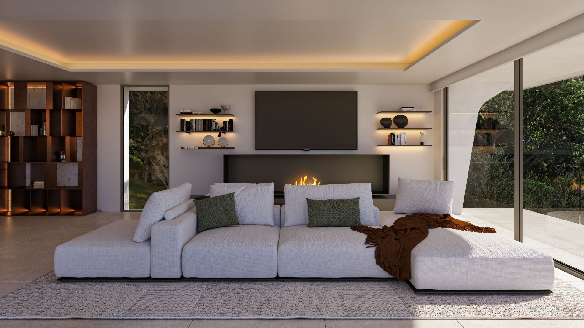 Sala d'estar de Casa o xalet en venda en Altea