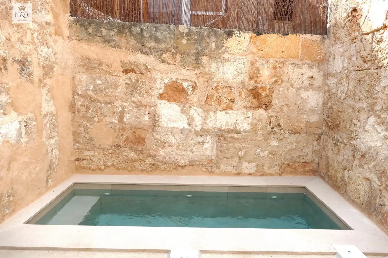 Schwimmbecken von Haus oder Chalet zur Miete in Sineu mit Klimaanlage, Heizung und Terrasse