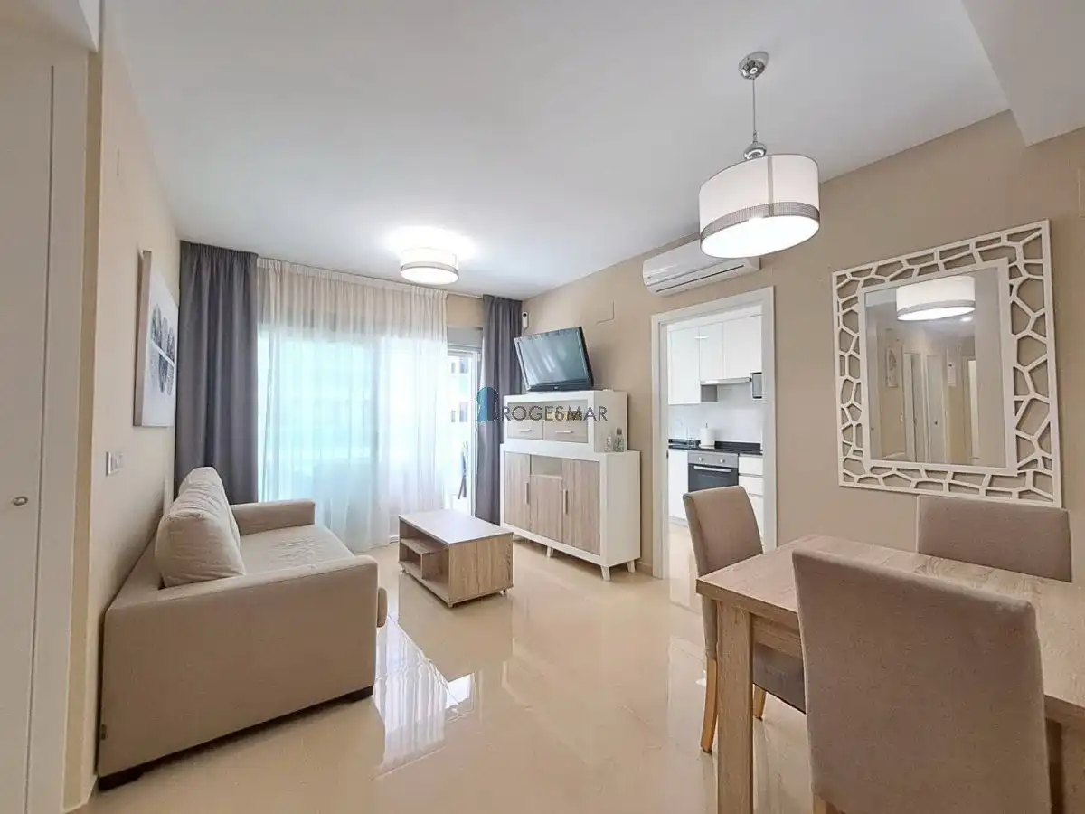 Sala d'estar de Apartament en venda en Oropesa del Mar / Orpesa amb Aire condicionat, Calefacció i Terrassa