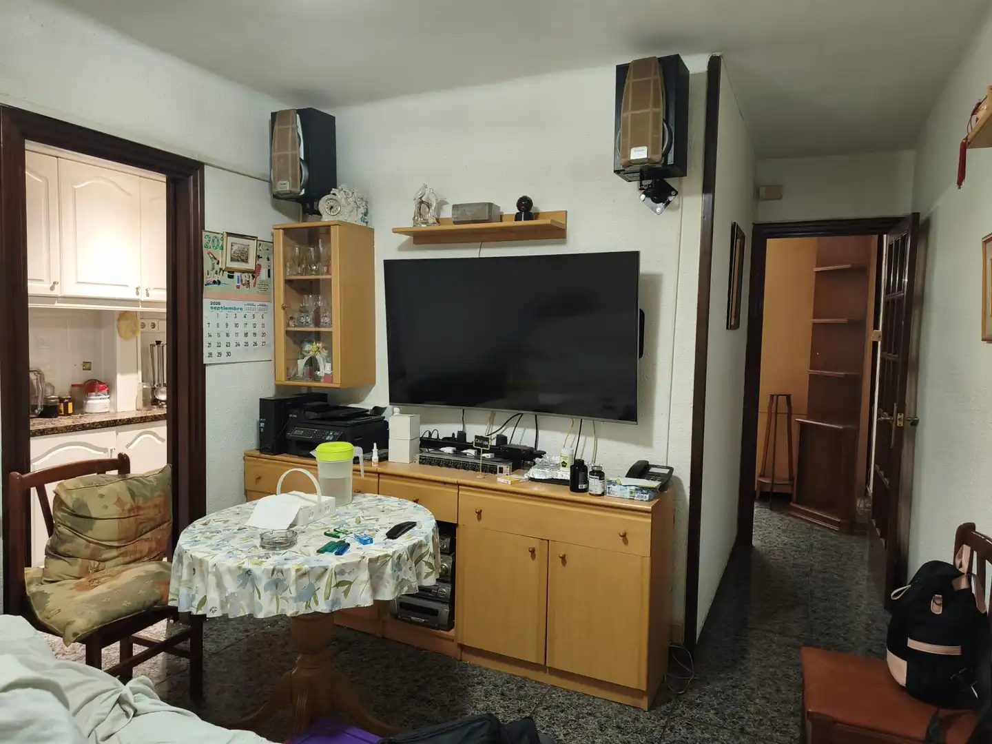 Sala de estar de Piso en venta en Terrassa con Calefacción, Horno y Balcón