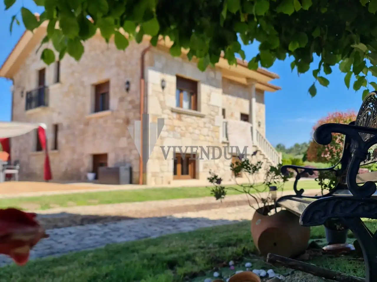 Vista exterior de Casa o chalet en venta en Tomiño con Calefacción, Jardín privado y Terraza