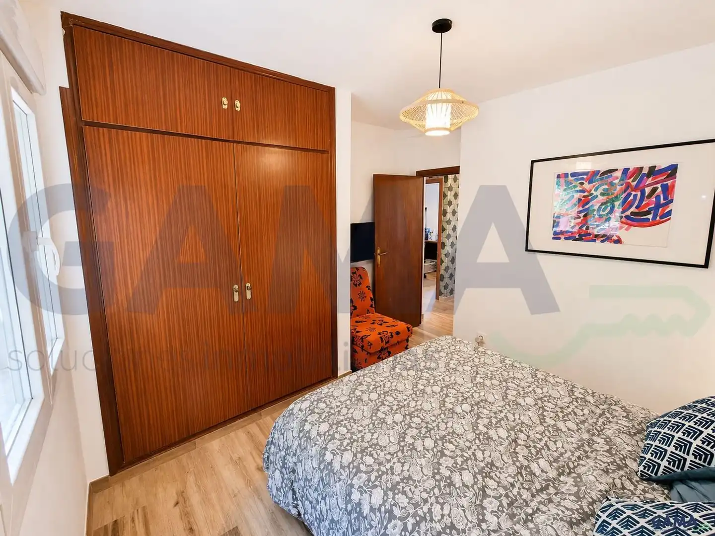 Bedroom of Houses for sale in Alberic  with Air Conditioner, Terrace and Swimming Pool