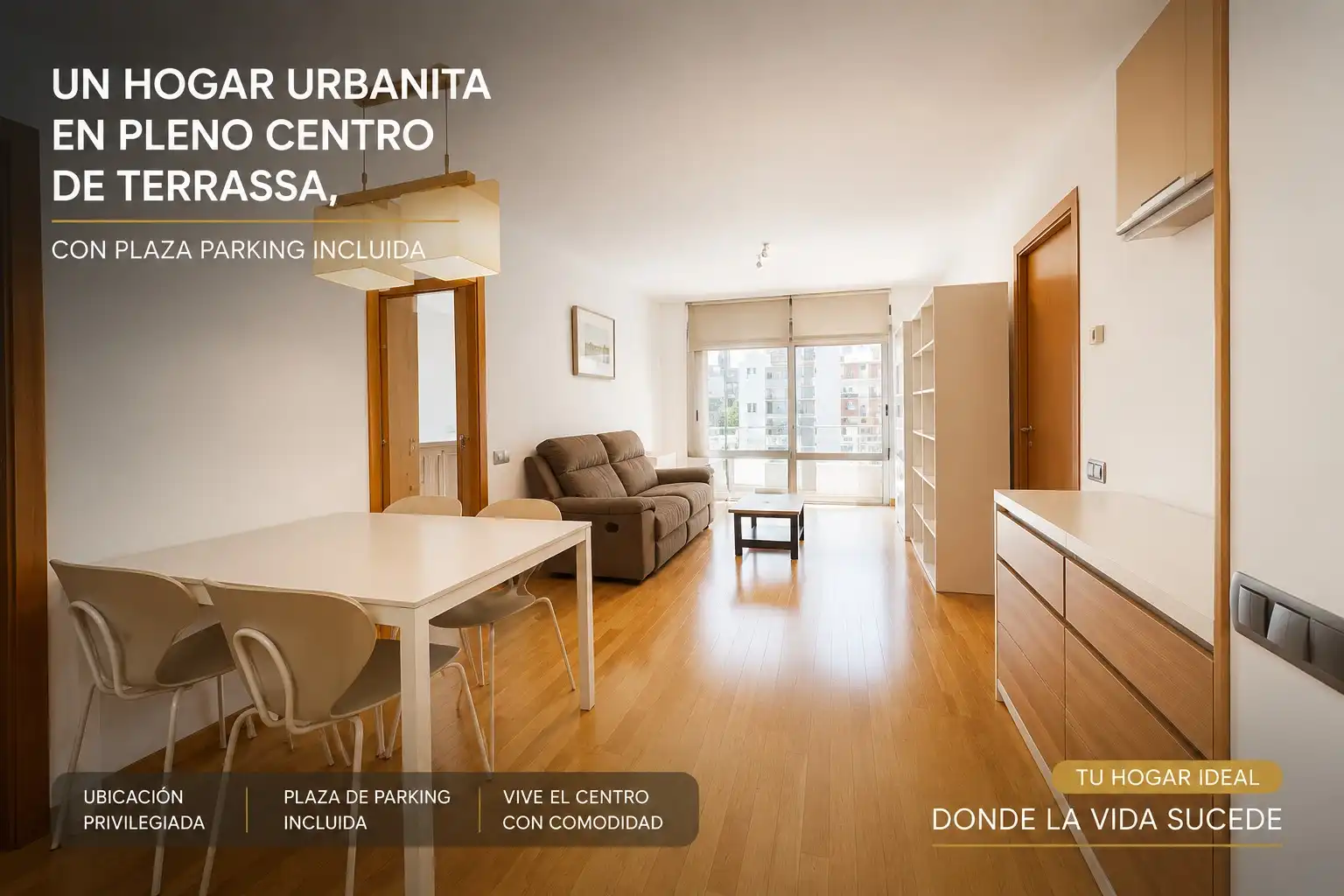 Vista exterior de Piso en venta en Terrassa con Aire acondicionado, Calefacción y Balcón